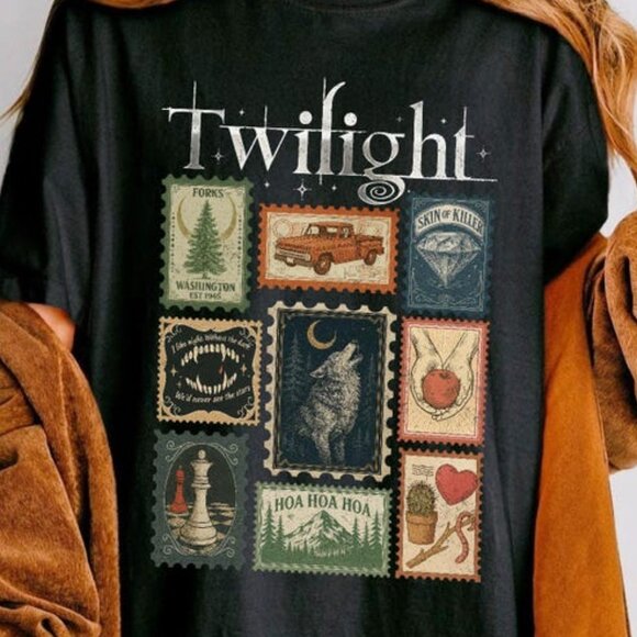 Twilight Inspired City Of Forks Shirt , Hoa Hoa Hoa Season T shirt - Picture 2 of 5